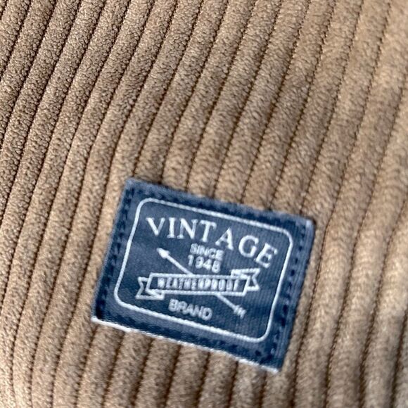 Weatherproof Men’s Corduroy Button-Up Shirt Jacket Brown Size Medium - Picture 4 of 8